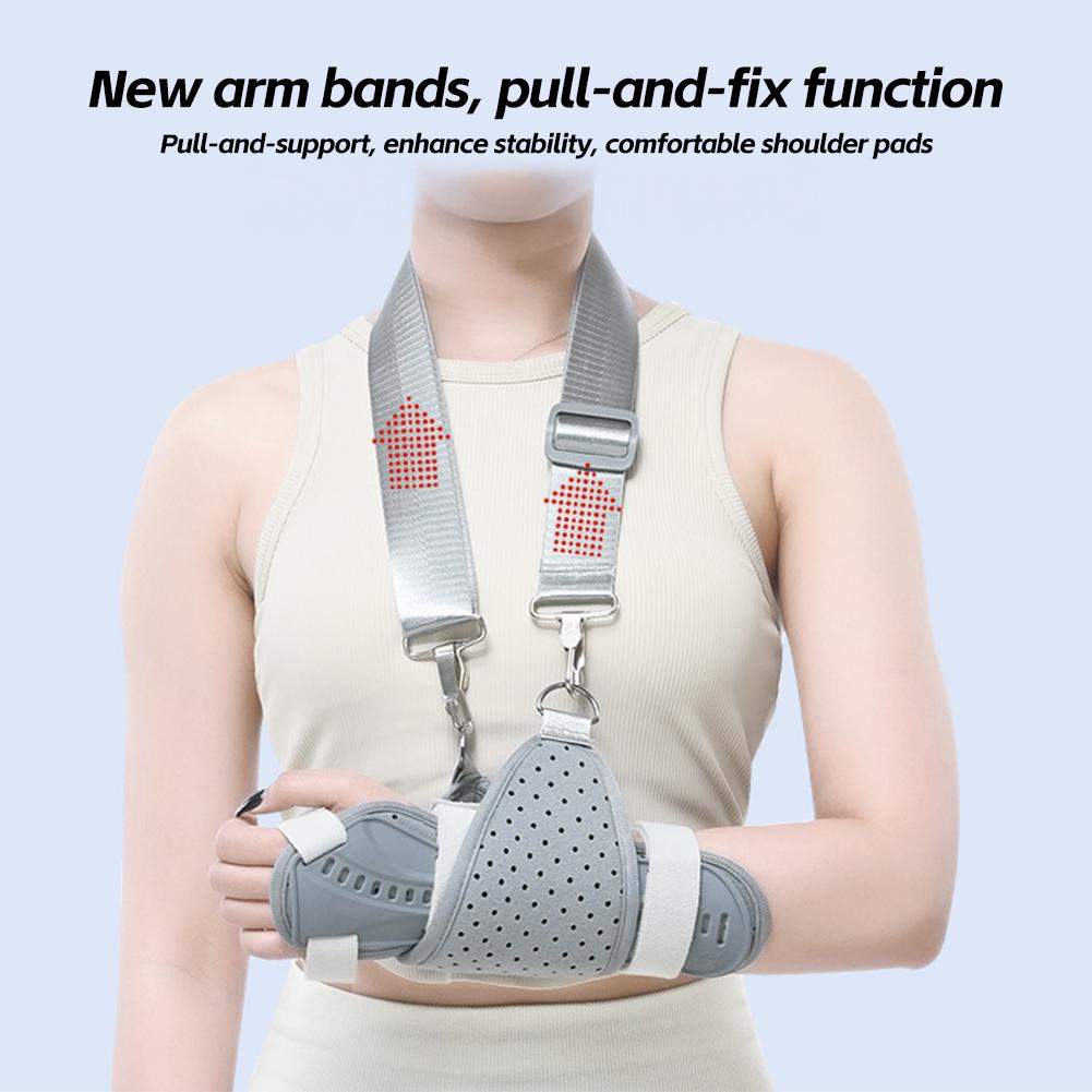 Wrist Immobilizer Splint Arm Care Fixation Sling Adjustable Typing Gym Tendinitis Relief Wrist Support Brace Sprain Carpal Tunnel Forearm Fracture