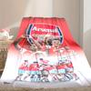 1 Stück Gemütliche Decke mit Hausdruck, Fußballclub-Decke für Bett und Sofa, Besonderes Geschenk für die Familie