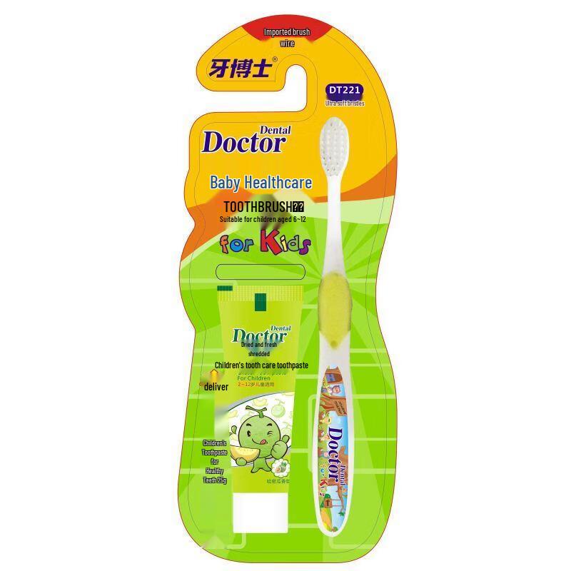 Dr. Dentist Kids Soft Bristle Toothbrush Set (6-12 Years)
