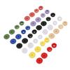 220 Sets Colorful Snap Buttons No Sew Plastic Snap Fasteners for Clothing Embroidery Crafts