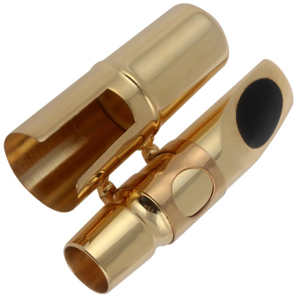 Professionelles Alto-Saxophon-Mundstück 6 aus vergoldetem Metall zum Spielen klassischer Musik