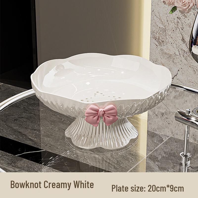 

ZJ Floral High-Footed Fruit Bowl with Bow Small