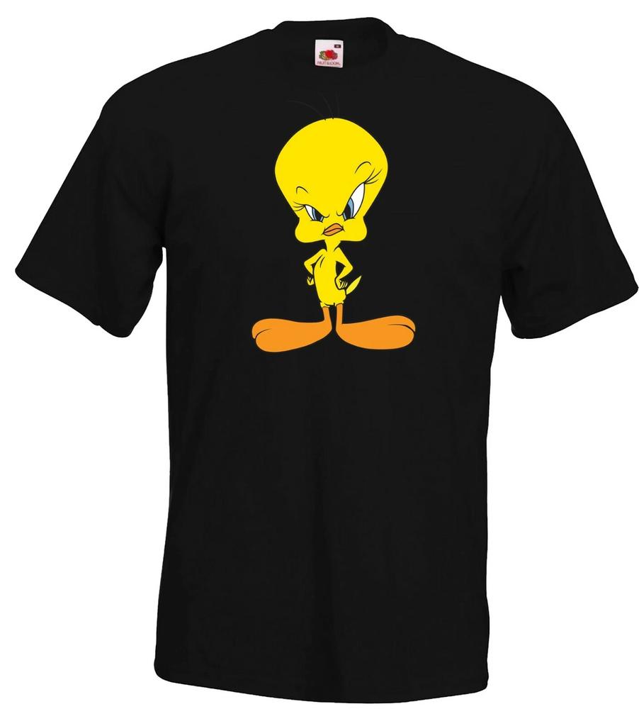 Youth Designz Tweety Sauer Mens T-Shirt Printed Funny Saying Bugs Bunny Fun