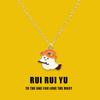 RUI RUI YU White Ghost Necklace Pendant Necklace for Women Men Girlfriend Couple Lover Jewelry Gift