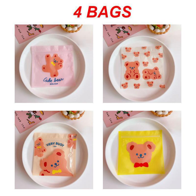 

2/3/4BAGS Многофункциональная пищевая упаковка Избранные материалы Не занимают места 4.2g 13.5*13.5cm Упаковочный пакет