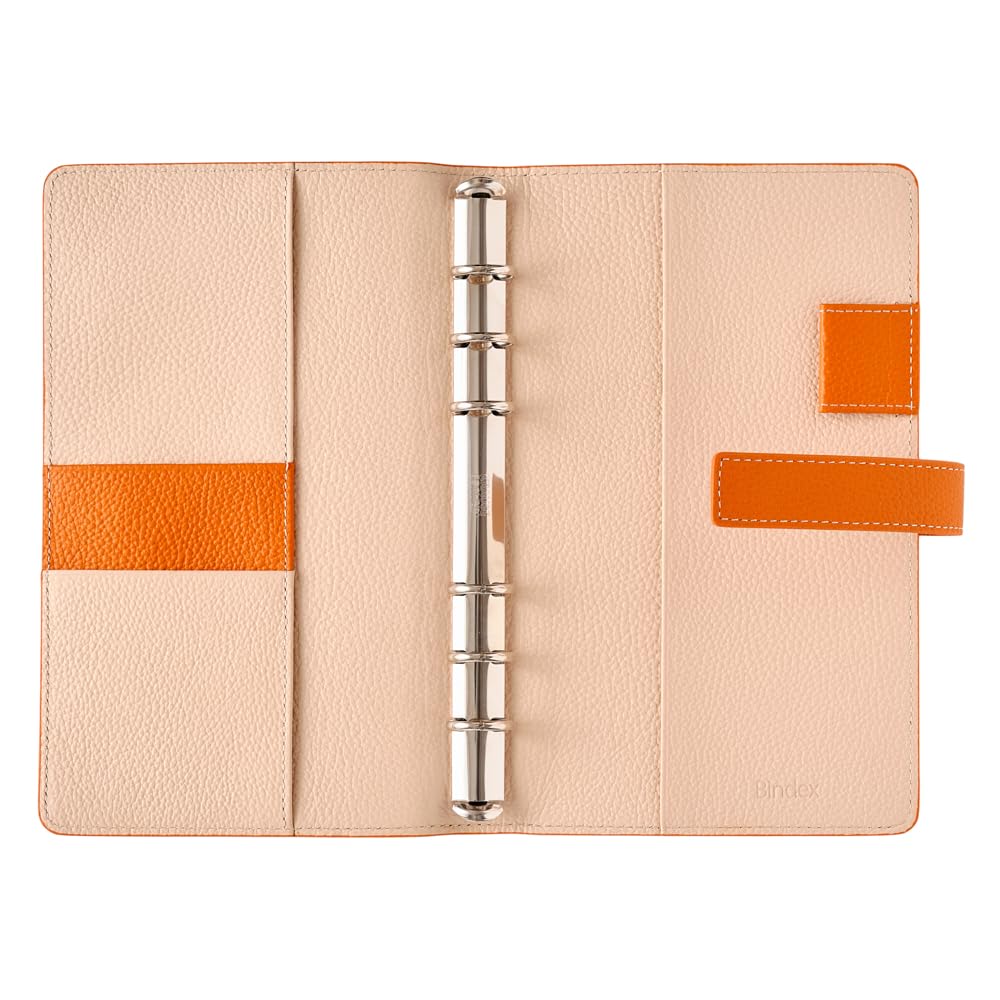 Efficiency Bindex System Notebook NOLTY Unit B15 Bible 6 Holes Orange BB0013