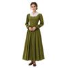 Women's Medieval Halloween Long Sleeve Tunic Vintage Dress Court Dress