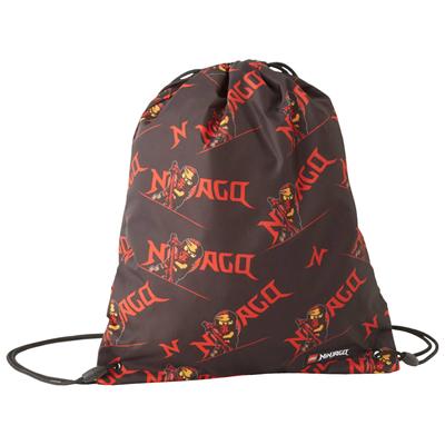 LEGO Mochila Ninjago Gymsack para niño, color negro