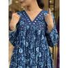 Viskose Rayon Designer Kurti Hosen Dupatta Set Indische Damen Ethnisch Salwar Kameez
