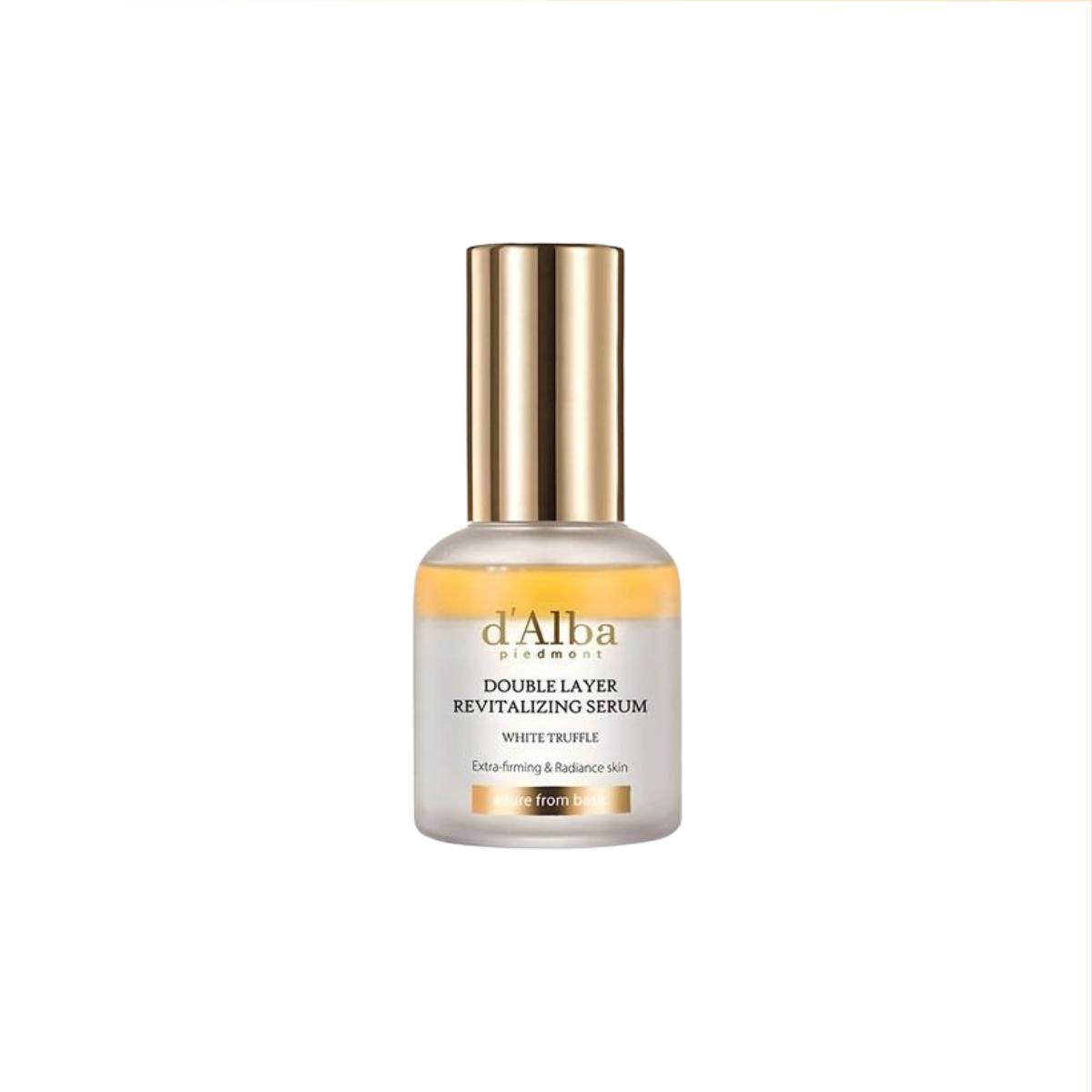 

[d Alba] White Truffle Double Layer Revitalizing Serum 30ml - Premium Korean Glow & Deep Hydration Anti-Aging Face Serum