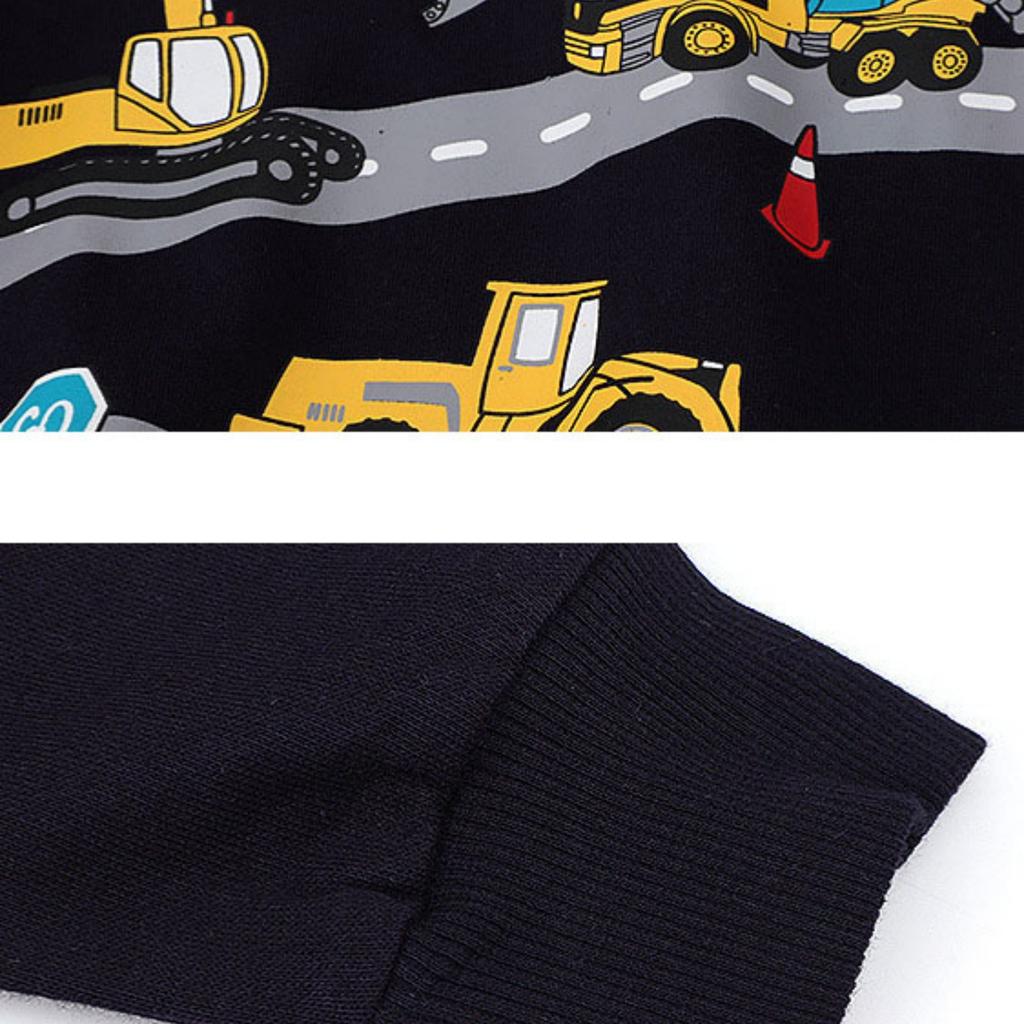 Boys European Fall Winter Hoodie Long Sleeve Pullover Sweatshirt for Kids