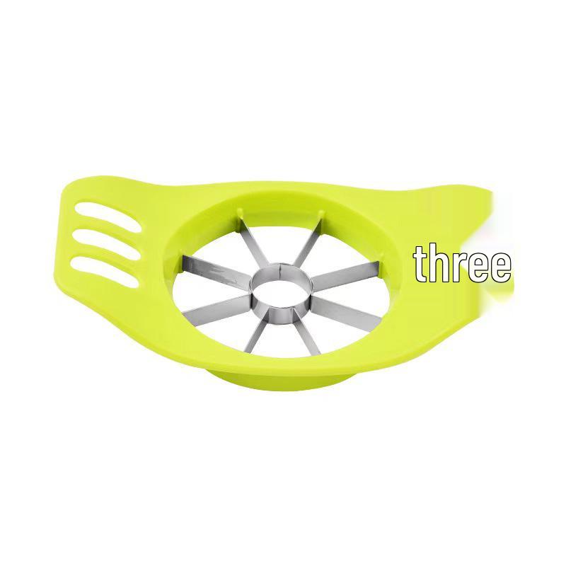 Нержавеющая сталь Яблокорезка - Пластиковый Разделитель и Резак для Фруктов на 8 Долек.