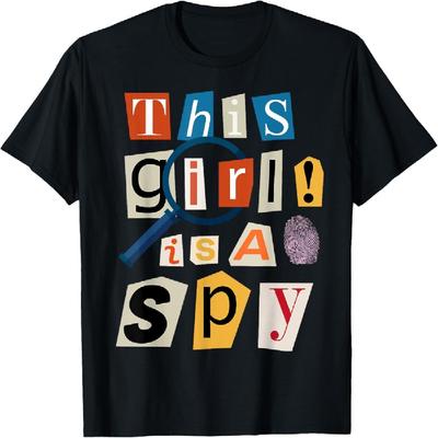 This Girl Is A Spy Funny Detective Costume Secret Agent T-Shirt