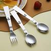 Portable 304 Stainless Steel Folding Spoon