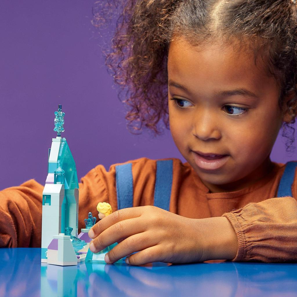 LEGO Disney Princess Elsa's Castle Courtyard 43199, Toy Blocks, Gift, Princess, Castle, Girls, Ages 5 and Up