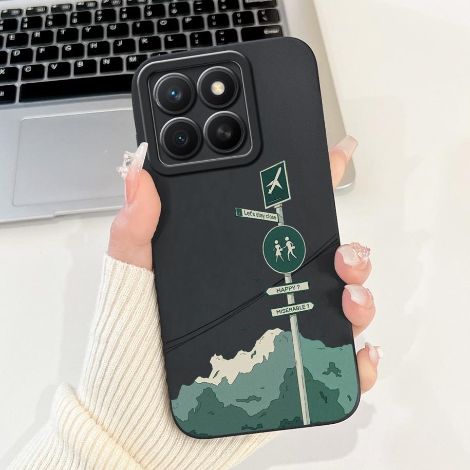 For Honor X8c ABR-LX1 ABR-LX2 ABR-LX3 Case Fashion Girl Butterfly Soft Silicone Couple Cover For Honor X8C X 8C 2025 Phone Shell