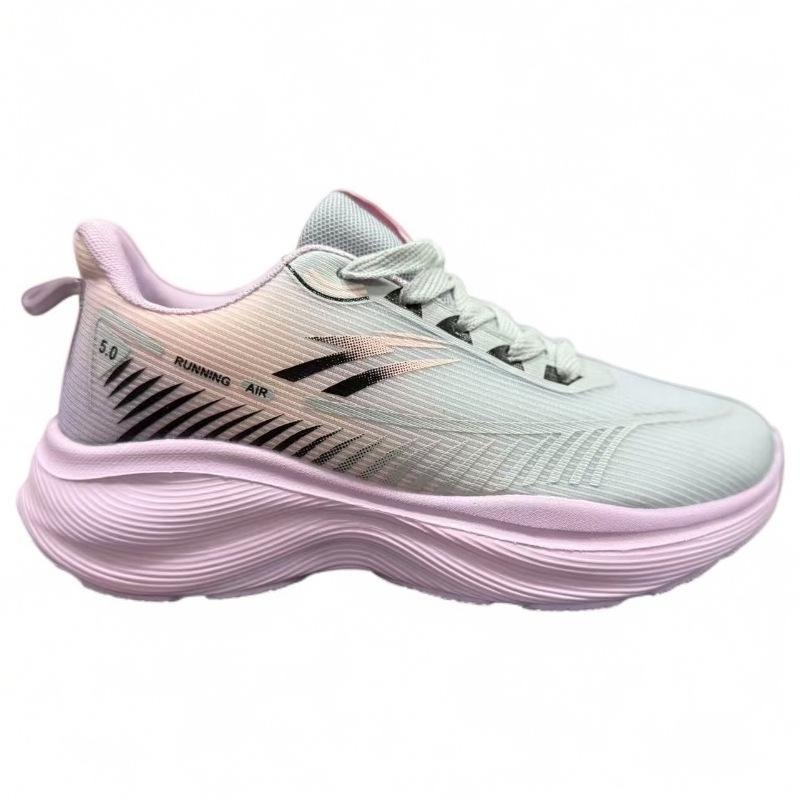 

Универсальные весенне-осенние кроссовки для пар, для мужчин и женщин - Повседневные кроссовки для бега на толстой подошве 36 розовый