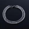 Steel Silver Color Punk Accessories Hip Hop Men's Bracelets Heavy Chain Punk Jewelry Bracelets