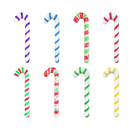 Candy Canes Balloons for Christmas Decorations Large Candy Sticks