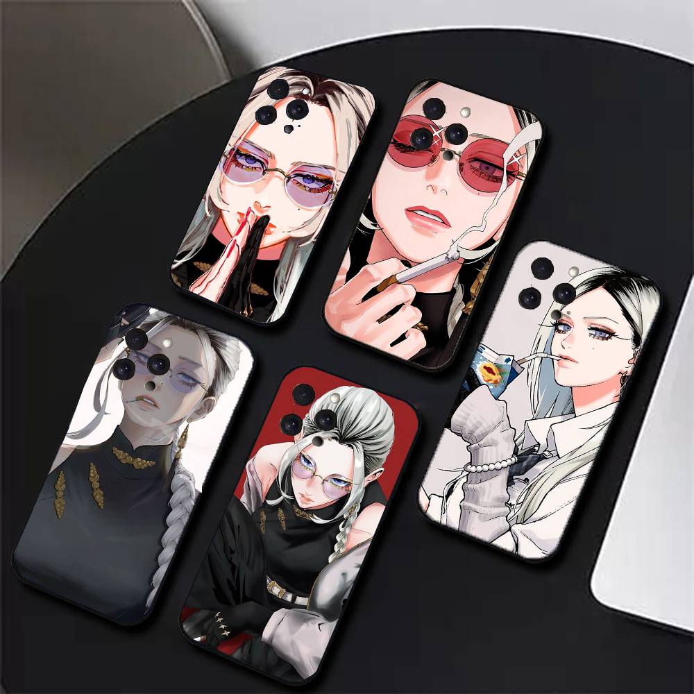 Tao S-Saotome Manga G-Gokurakugai Phone Case For IPhone 17 Air 16 15 14 13 Pro Max 11 12 Black Silicone Cover