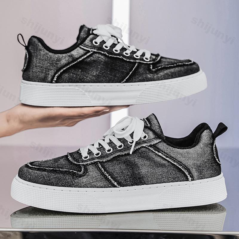 Fashion Spring New Men's 2025 Breathable Fabric Casual Shoes Fashion Trend Versatile Comfortable Non slip Lightweight chunky sneakers