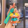 Portachiavi Figura Anime Hey Arnold Cartone Animato Carino Uomo Basso Ciondolo Borsa Portachiavi Ornamenti Chiave Auto Accessori Regalo di Natale per Bambini