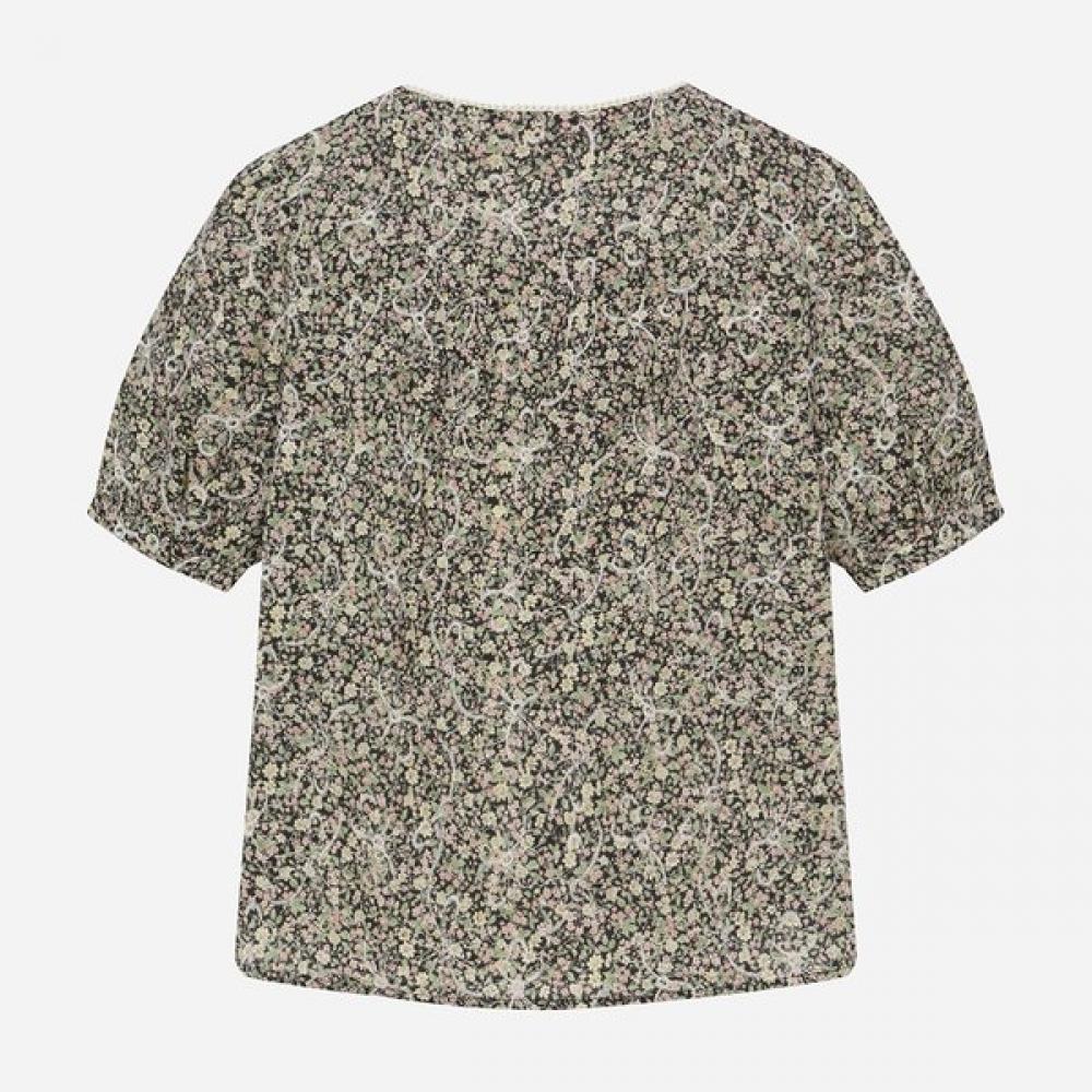 Thursday Island Lace Point Square Neck Blouse T264mbl250w