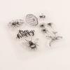 Feathers Love Words Clear Rubber Stamps Clear Stamps for Card Making Decor DIY Scrapbooking Silicone Transparent Seal Stamps