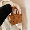 Premium Hand Bag Women's New Versatile Retro Printed Commuter Handbag Shoulder Messenger Bag