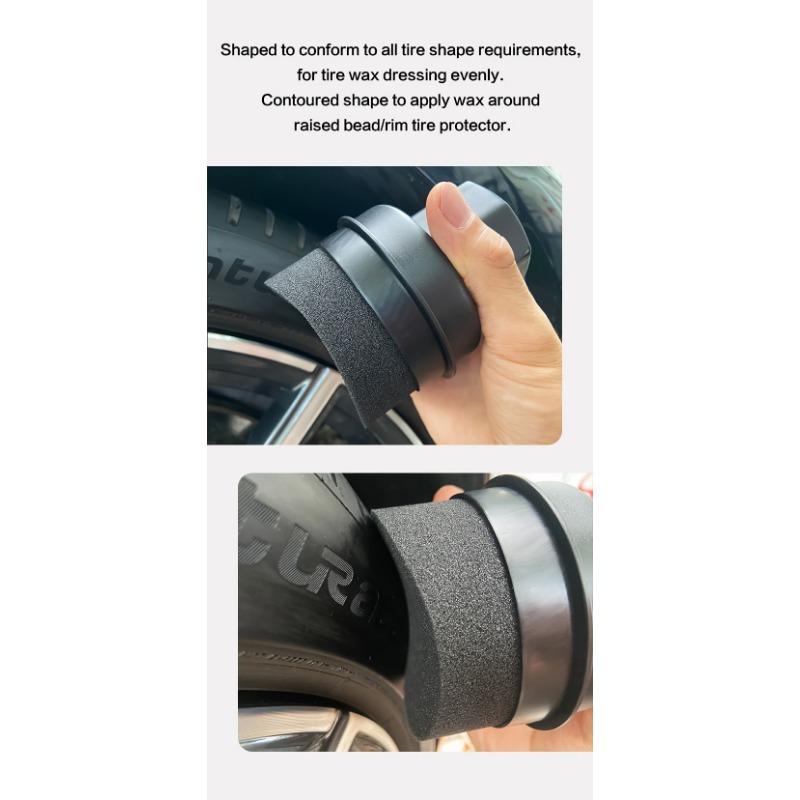Spugna Applicatore Cera Avanzata Durevole per Pneumatici Strumento per la Cura e la Manutenzione dell'Auto