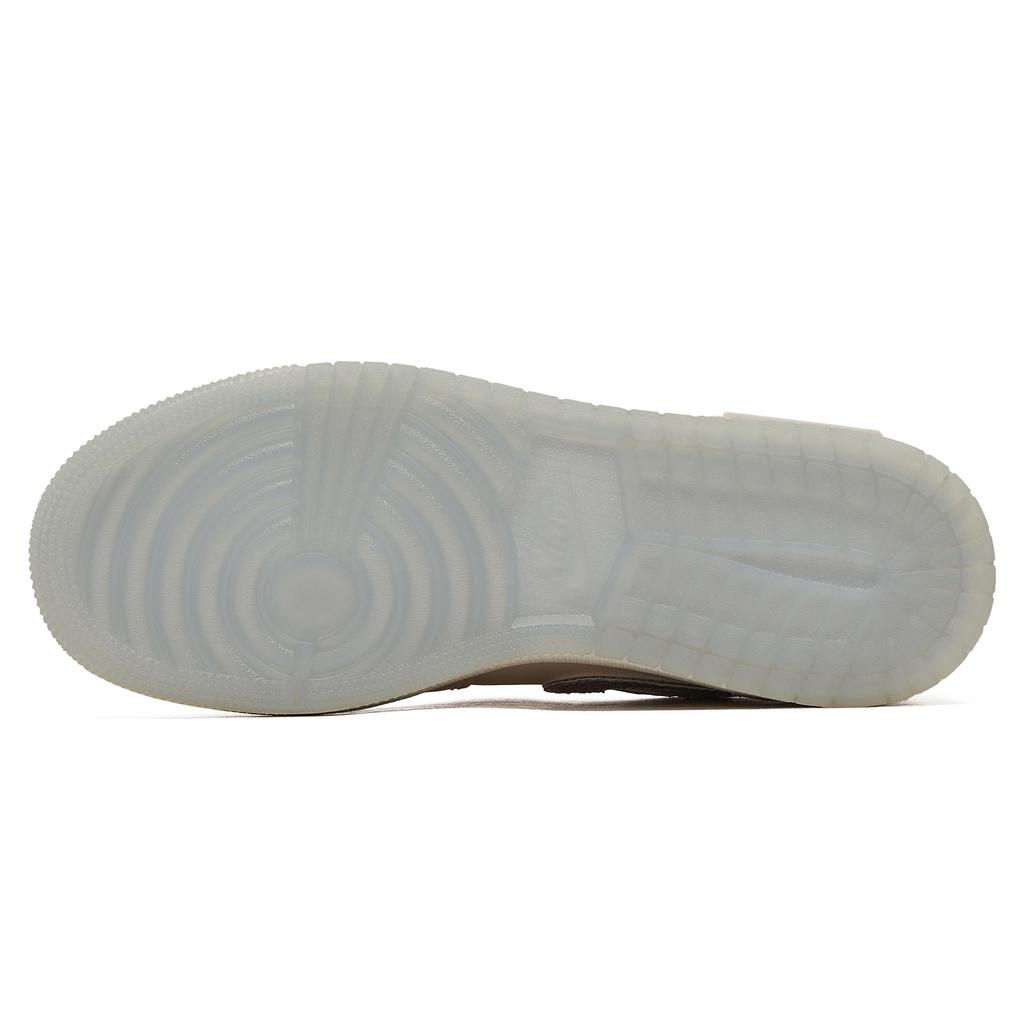 Jordan Air Jordan 1 Abrasion Resistant Low Top Vintage Basketball Shoes GS Beige Gray HJ3481-491(TeamH-GSS-BOX)