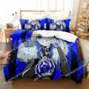 Comforter Fashion 3D Print Anime Blue Lock Comfortable Duvet Bedding Set Children Bedroom Decoration Home Textile