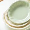 Cream Style High-end Household Ceramic Plates Desserts Pasta Snack Fruit Plates Kitchen Tableware Plate Western Plate Gifts
