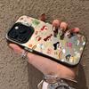 Cute and fun cartoon Crayon Shin-chan iPhone 18 Pro Max case, 16cm long, creative drop-proof protective case, 15cm long.