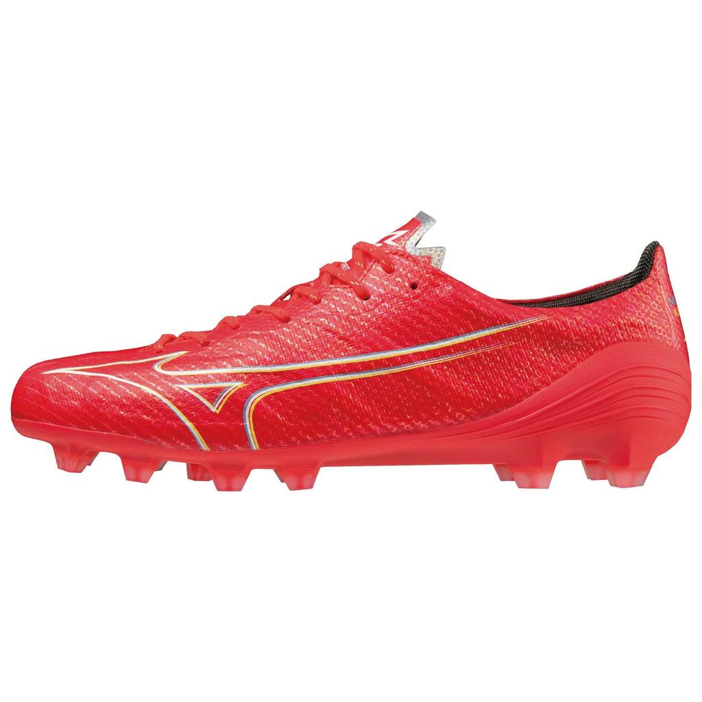 Mizuno Alpha Japan Fiery Coral Unisex Sneakers Red Fiery-Coral-2 White P1GA236064