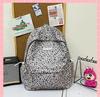 Schoolbag Leopard Print Casual Schoolbag Junior High School Student Girl Ins Style Niche High Value High School Student Backpack College Student 