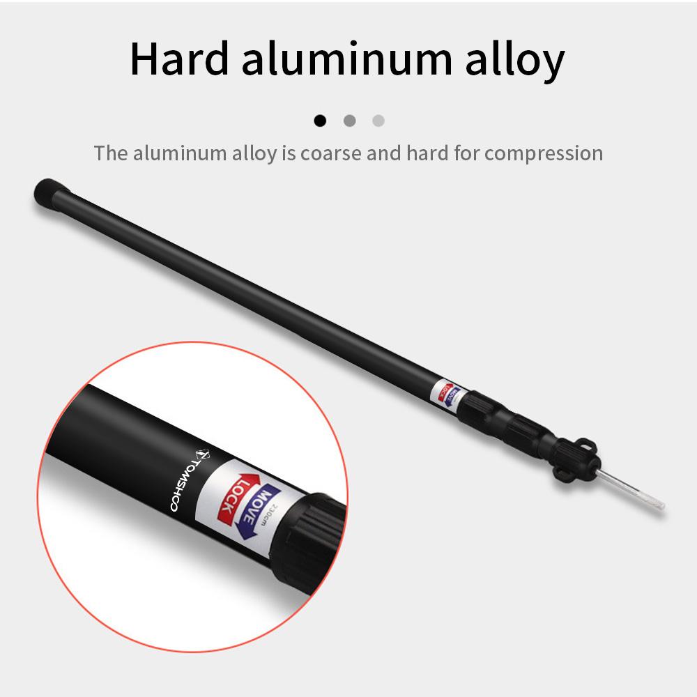 TOMSHOO Tarp Poles/Tent Poles/Tent Poles Replacement/Telescoping Tarp Poles/Aluminum Adjustable