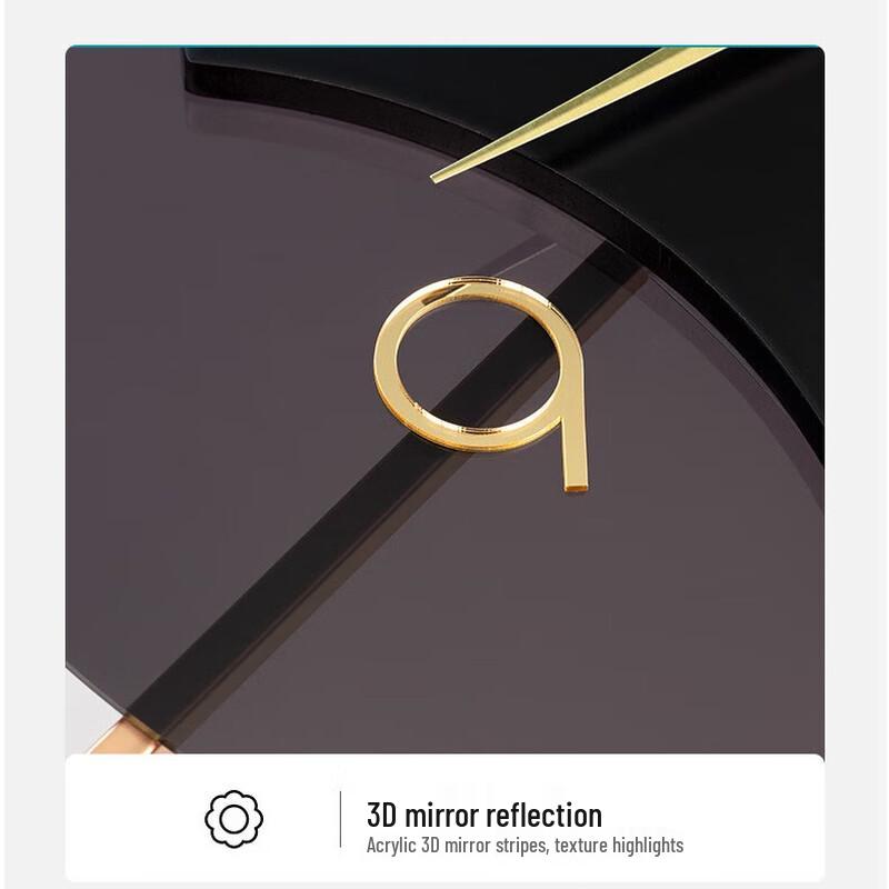 Nowoczesny zegar ścienny bez wiercenia