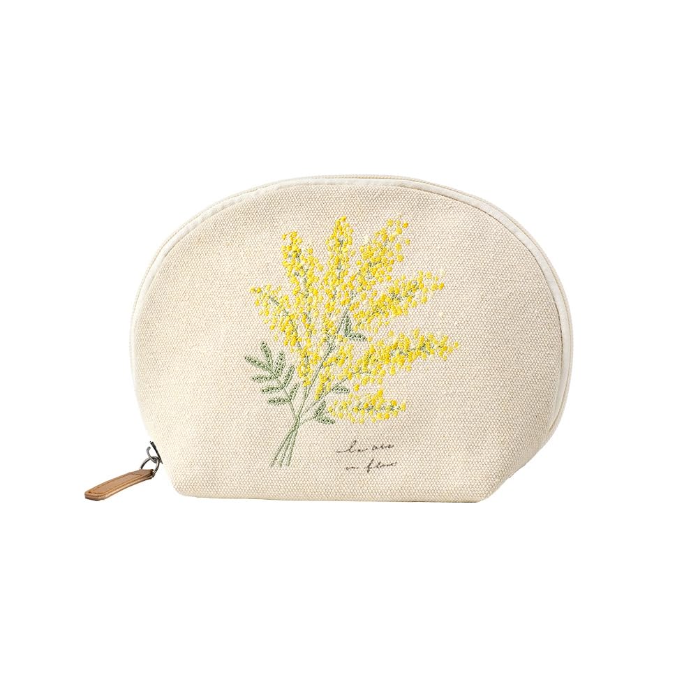 Плетеный и вышитый мешочек-кошелек Ракушка Мимоза