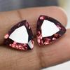 Natural Padparadscha Sapphire 16 Ct Trillion Pair Certified Beautiful Gemstone