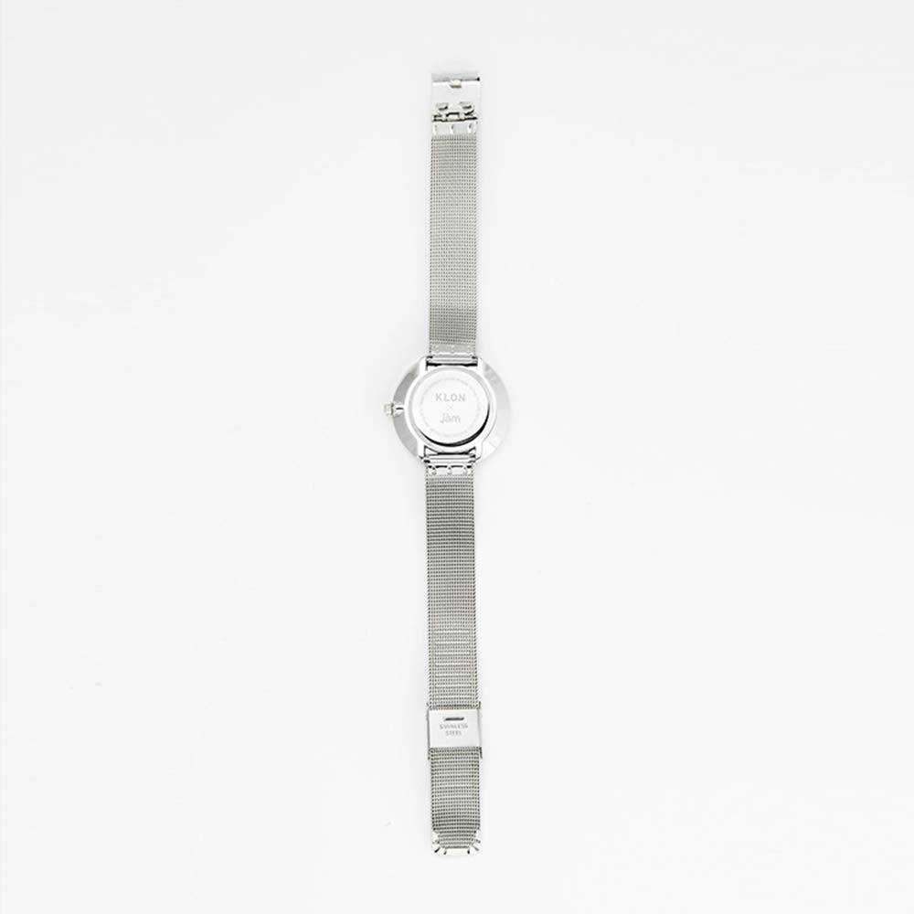 klon Watch Clone Watch Stylish Simple KLON CONNECTION ELFIN FIRST 33mm Men's Women's -SILVER MESH-