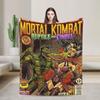 Mortal Kombat X Scorpion VS Sub Zero MKX Liu Kang Game Blankets Fleece Funny Throw Blanket for Home Spring/Autumn