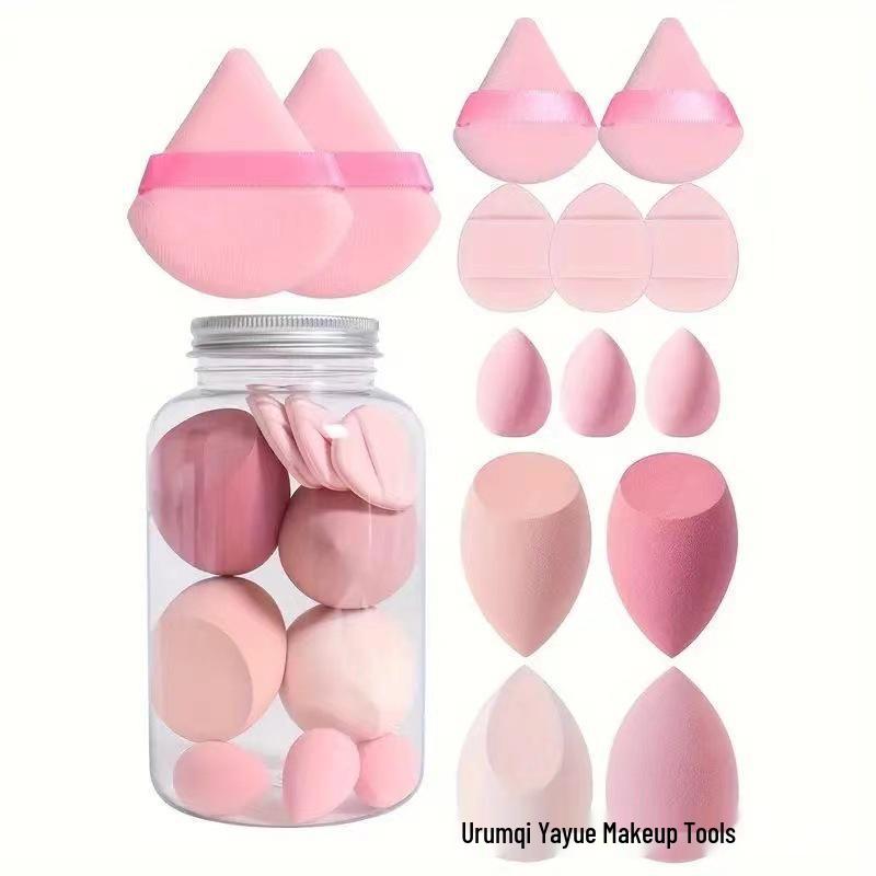 

Drift Bottle 14-Piece Super Soft Makeup Sponge Egg Set