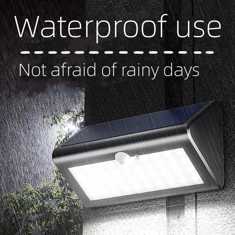 46 LED Outdoor Solar Lamp Waterproof Motion Sensor Wall Light Street Garden Porch Pathway Yard Emergency Lamp Sunlight Powered