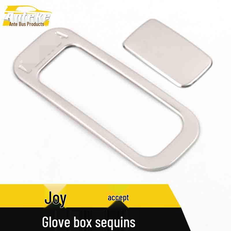 Verna Glove Box Decorative Stainless Steel Sequin Stickers