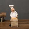 Artistic Miniature Chefs Statue Resin Cooking Craft Figurine Collectible Ornament For Kitchen and Dining Room Display