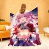 Game Honkai Star M March 7th Blanket Soft Throw Blanket for Home Bedroom Bed Sofa Picnic Travel Office Rest Cover Blanket Gift