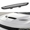 Front decorative hood grille with vent for dodge charger hellcat srt 2015-2020, 68202462 ad, 1 pc.