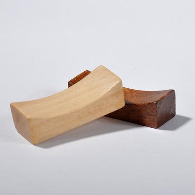 12 Stück Essstäbchenablage Einzeln Konkav Chinesischer Pinselständer Holz Schlichte Essstäbchen