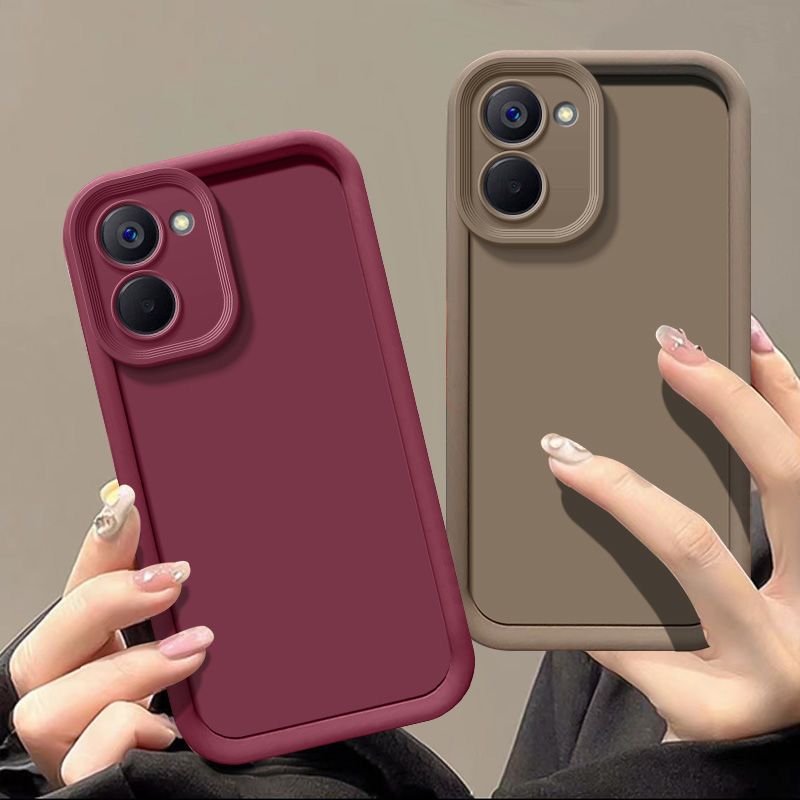 Per Custodia Realme 10 Realme 9 Pro + Realme 9 5G 9i 10 Pro + Custodia Telefono Carina Onda Riccia Ibrida Bumper Antiurto Copertura Morbida Fundas